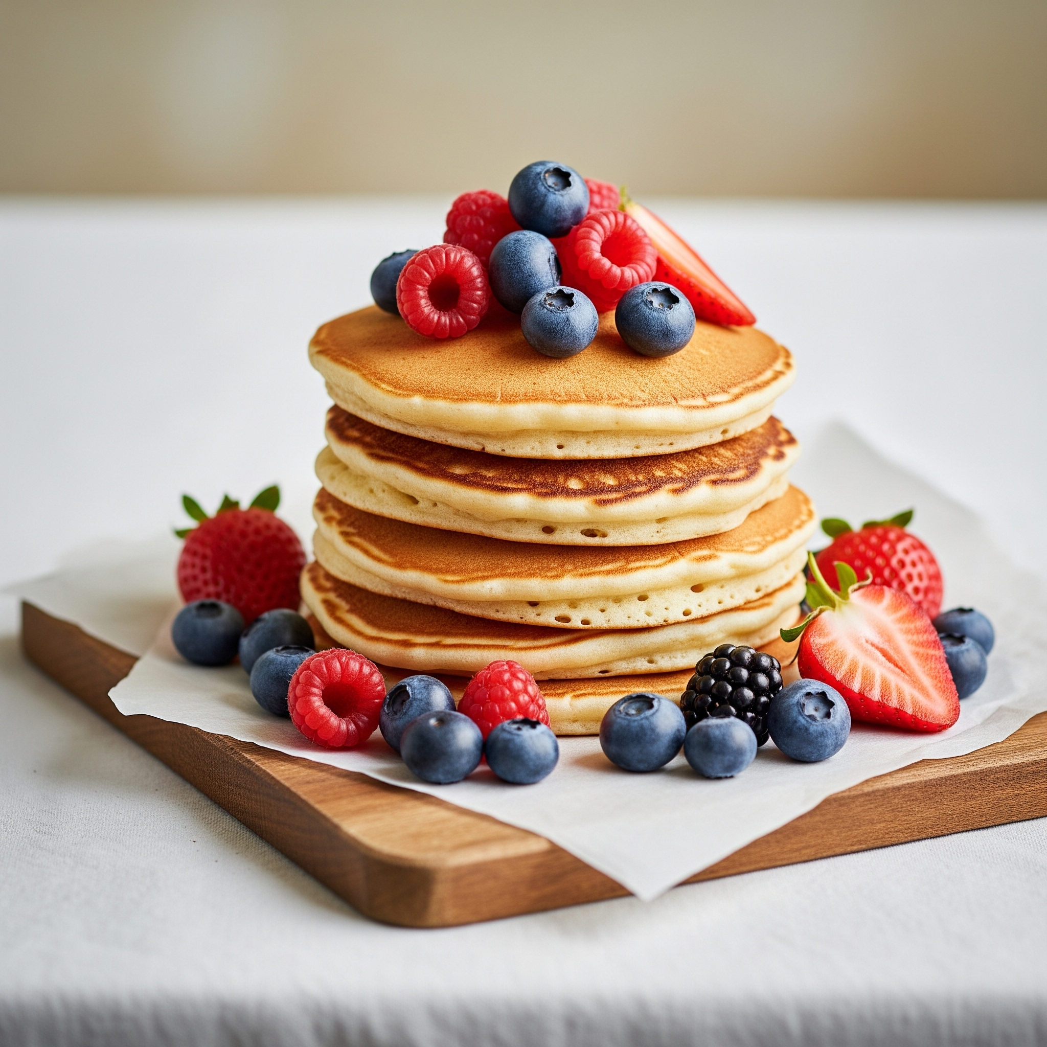 Zuckerarme Beeren-Pfannkuchen - ChatGPT
